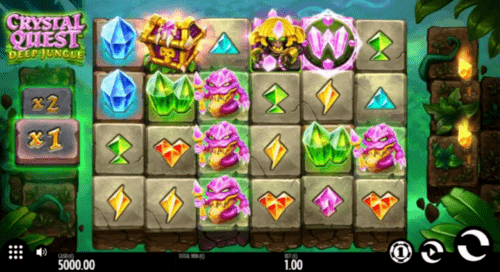 Crystal Quest Deep Jungle slot Spiel